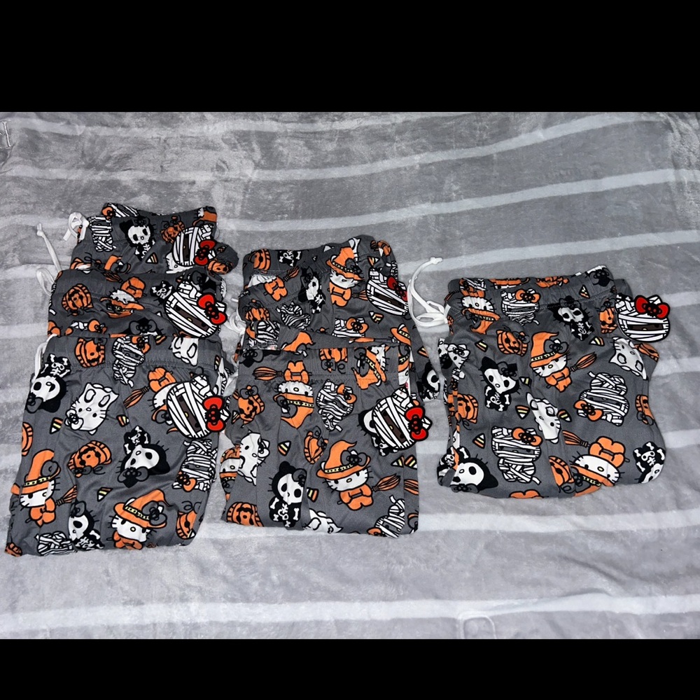 Hello kitty Halloween pajama pants